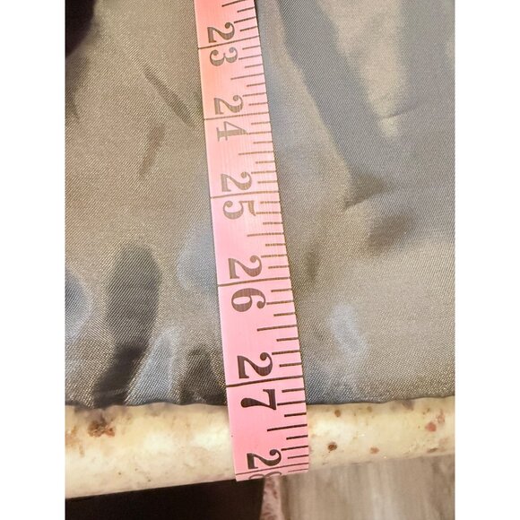 Vtg Dell Ollio  Black 100% Leather Suede Kimono Tunic Embroidered Jacket Goth - Picture 8 of 11